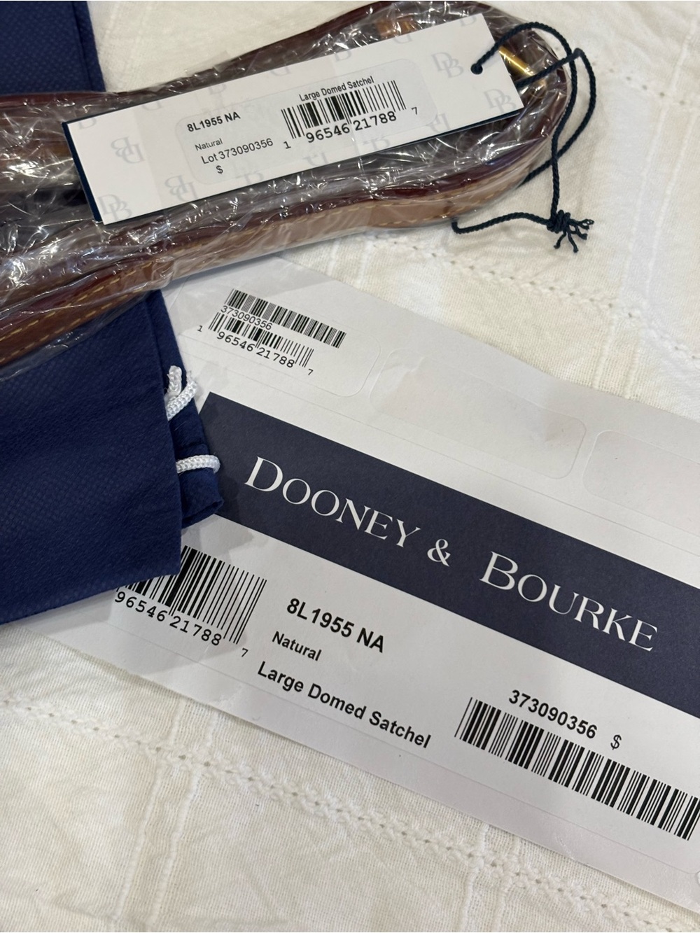 Dooney & Bourke Large Domed Florentine Leather in Natural - Picture 3 of 10